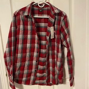 Plaid flannel Uniqlo Shirt